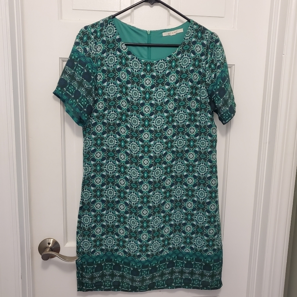 Mi Ami Green Mini Dress Size SMALL - Picture 9 of 10